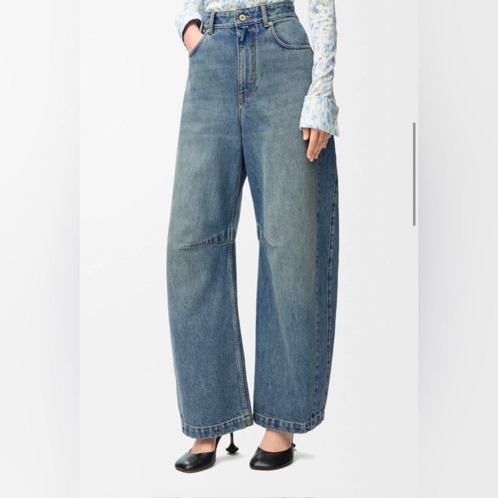 Loewe Barrel Leg Anagram Jeans size 36 fits 27-28 NWT